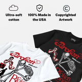 “Bloodline” 12s DopeSkill T-Shirt Broken Bones Graphic