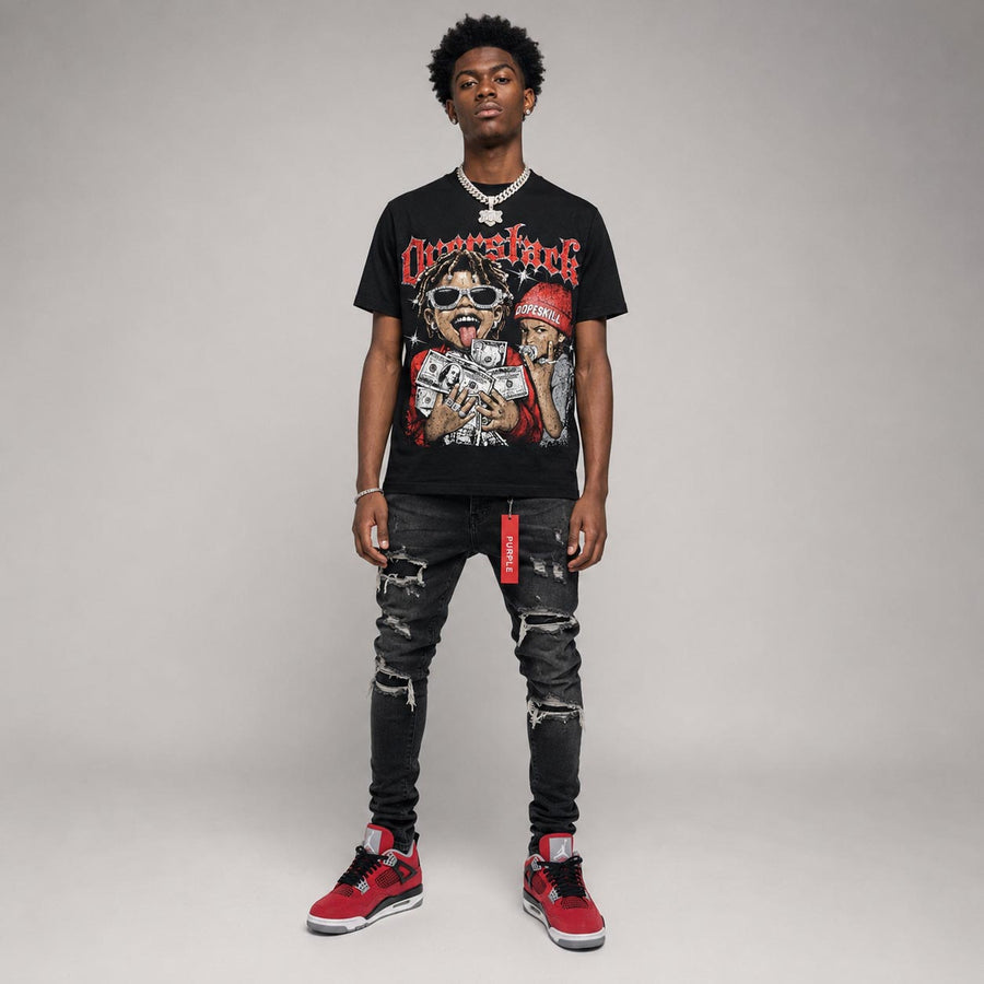 Toro Bravo 4s DopeSkill Oversize Print T-Shirt Overstack Graphic