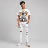 'Orange Citrus' 3s DopeSkill T-Shirt Boss Up Graphic
