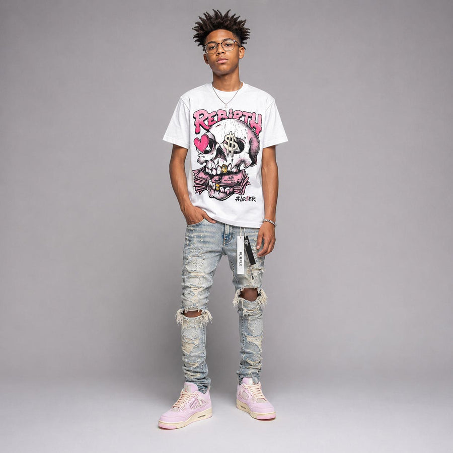 Iced Carmine 4s DopeSkill T-Shirt Rebirth Graphic