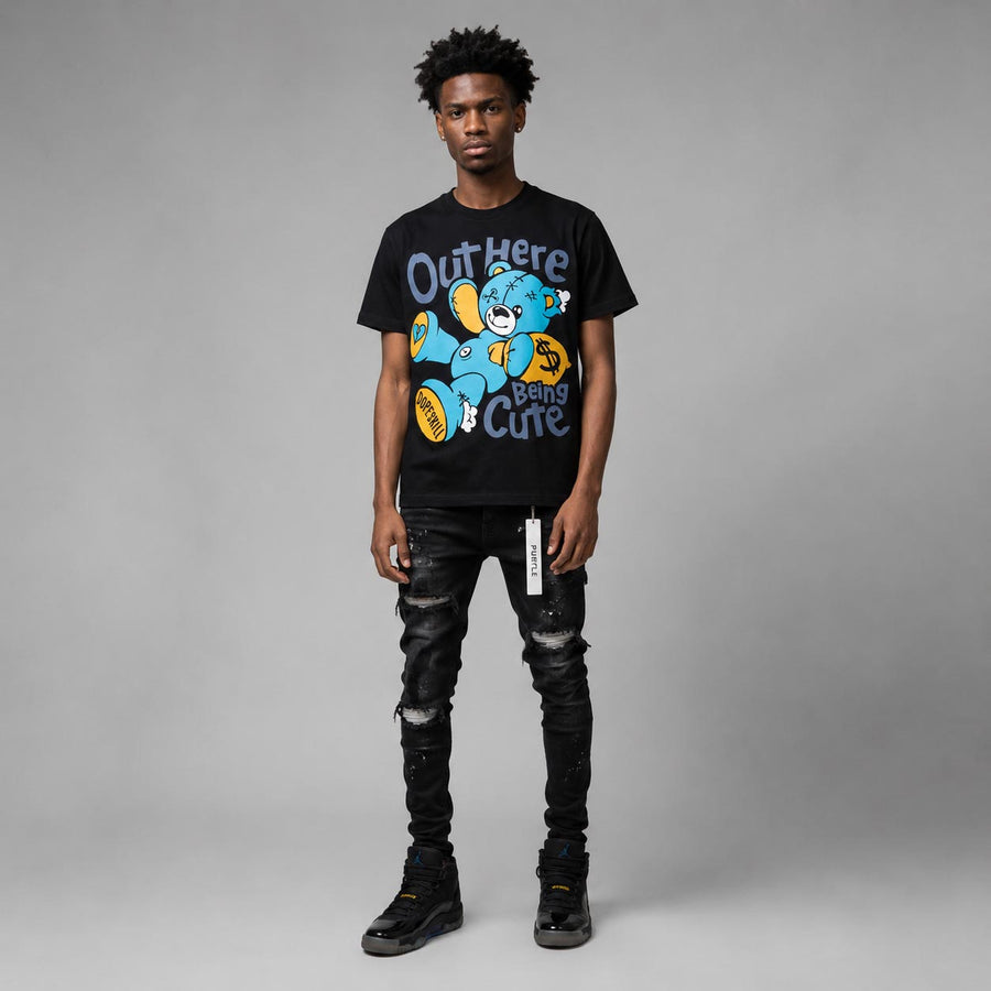 Gamma 11s DopeSkill T-Shirt Out Here Being Cute Graphic