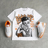 'Orange Citrus' 3s DopeSkill T-Shirt Boss Up Graphic
