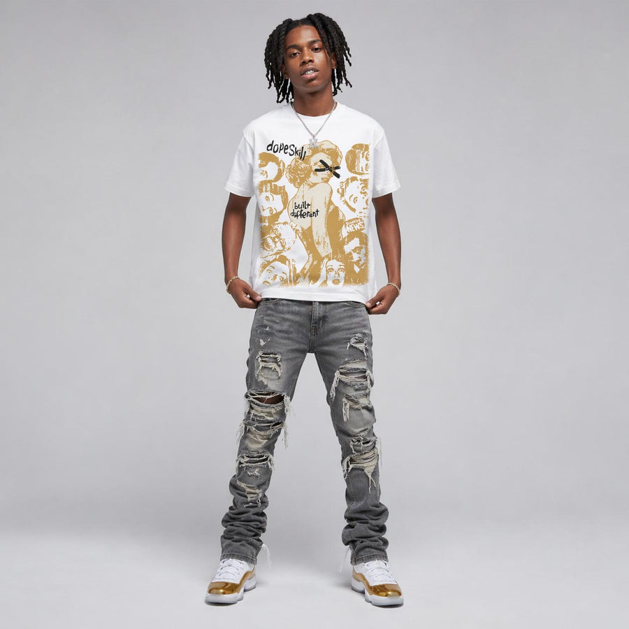 “Mother’s Day” 11s DopeSkill T-Shirt Built Different Graphic