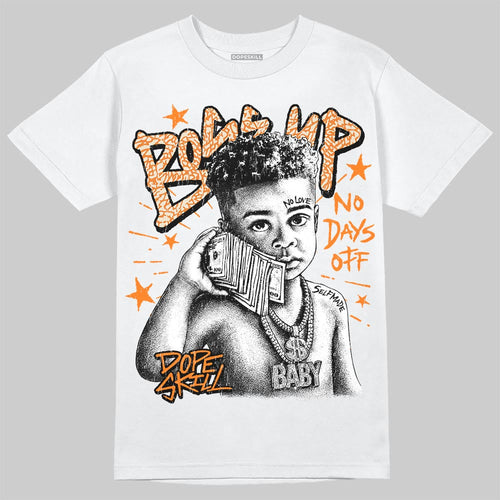 'Orange Citrus' 3s DopeSkill T-Shirt Boss Up Graphic