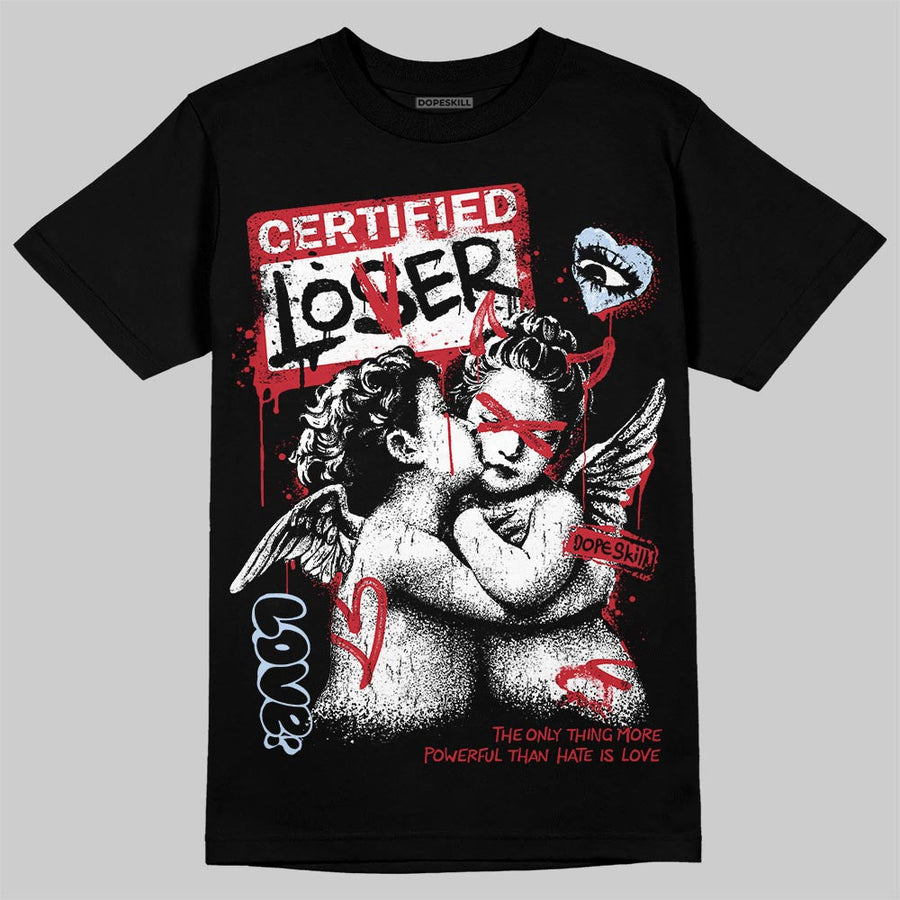 Fire Red “Black Tongue” 5s DopeSkill T-Shirt Certified Lover Graphic