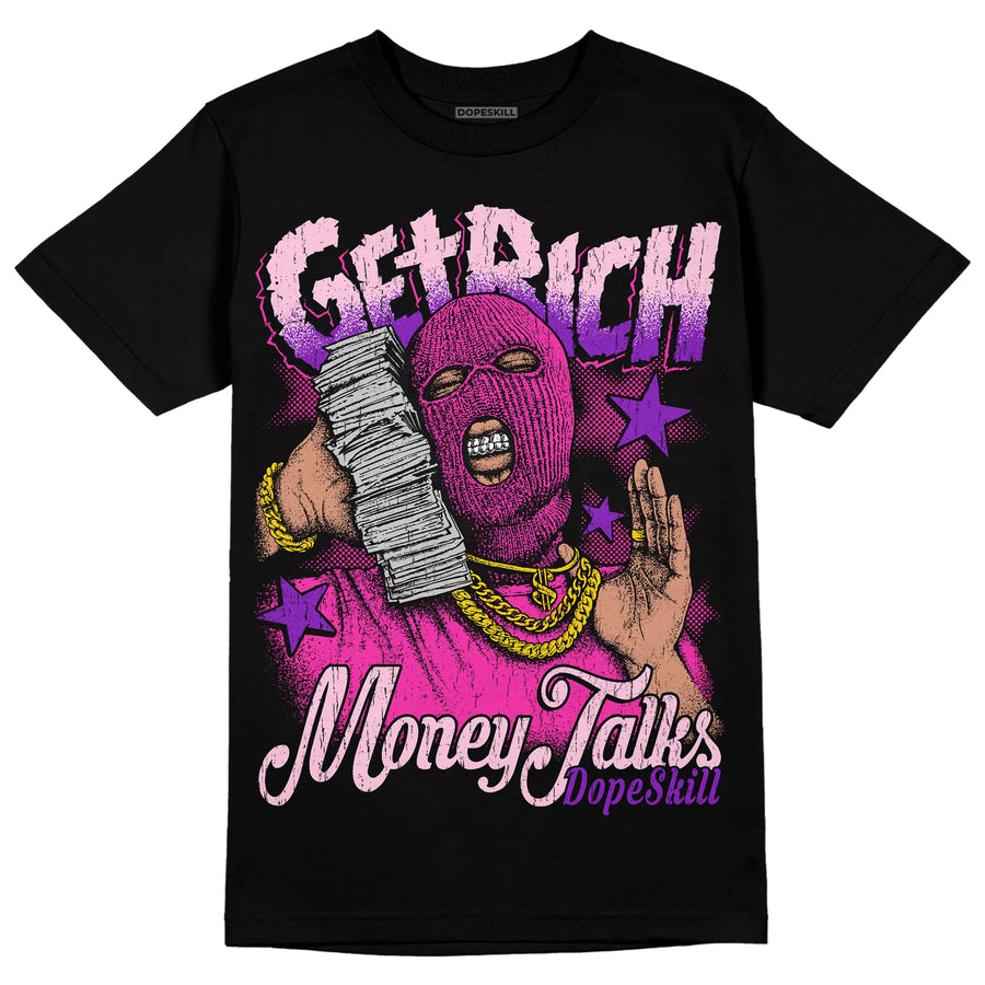 Pink Collection DopeSkill T-Shirt Get Rich Graphic