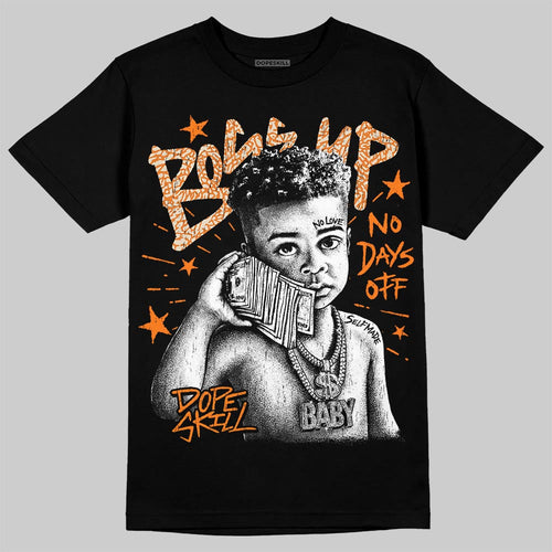 'Orange Citrus' 3s DopeSkill T-Shirt Boss Up Graphic