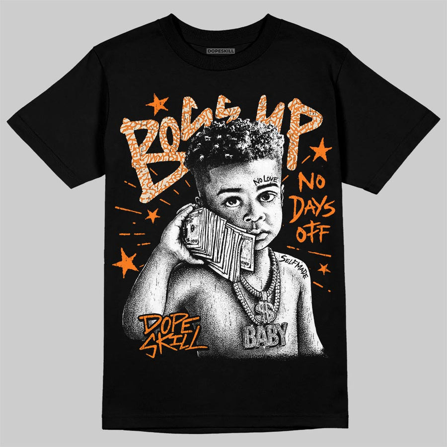 'Orange Citrus' 3s DopeSkill T-Shirt Boss Up Graphic