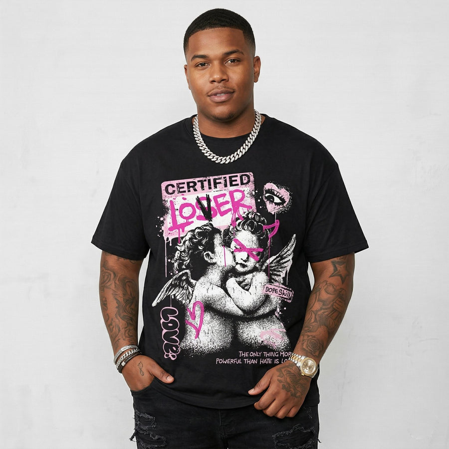 Triple Pink Dunk DopeSkill T-Shirt Certified Lover Graphic