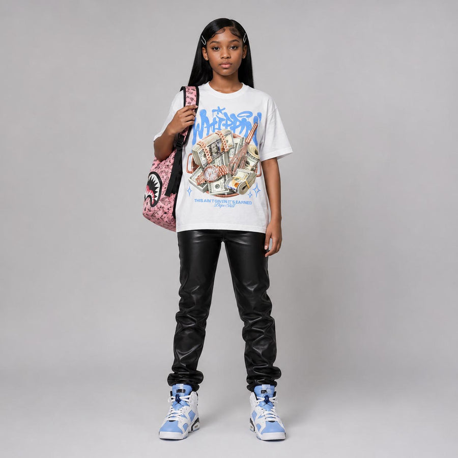 University Blue 6s DopeSkill T-Shirt Whippin Graphic