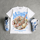 University Blue 6s DopeSkill T-Shirt Whippin Graphic