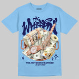 University Blue 6s DopeSkill T-Shirt Whippin Graphic