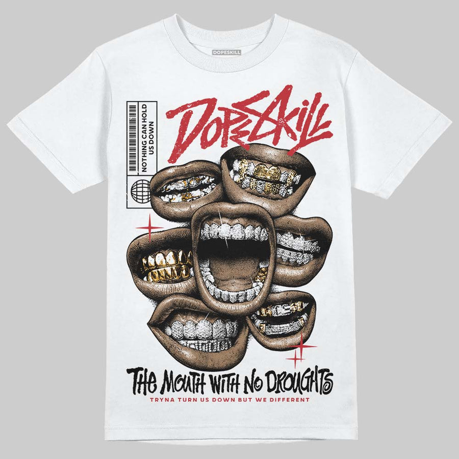 Flight Club 4s DopeSkill T-Shirt The Mouth With No Droughts Graphic