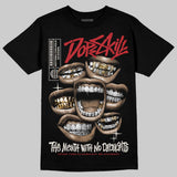 Flight Club 4s DopeSkill T-Shirt The Mouth With No Droughts Graphic