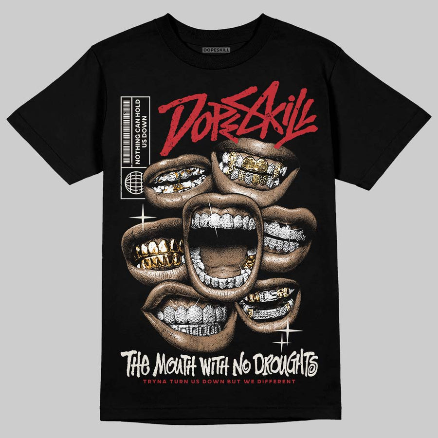 Flight Club 4s DopeSkill T-Shirt The Mouth With No Droughts Graphic