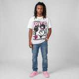 Triple Pink Dunk DopeSkill Oversize Print T-Shirt Real Ones Choose Loyalty Graphic