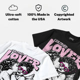 Triple Pink Dunk DopeSkill Oversize Print T-Shirt Real Ones Choose Loyalty Graphic