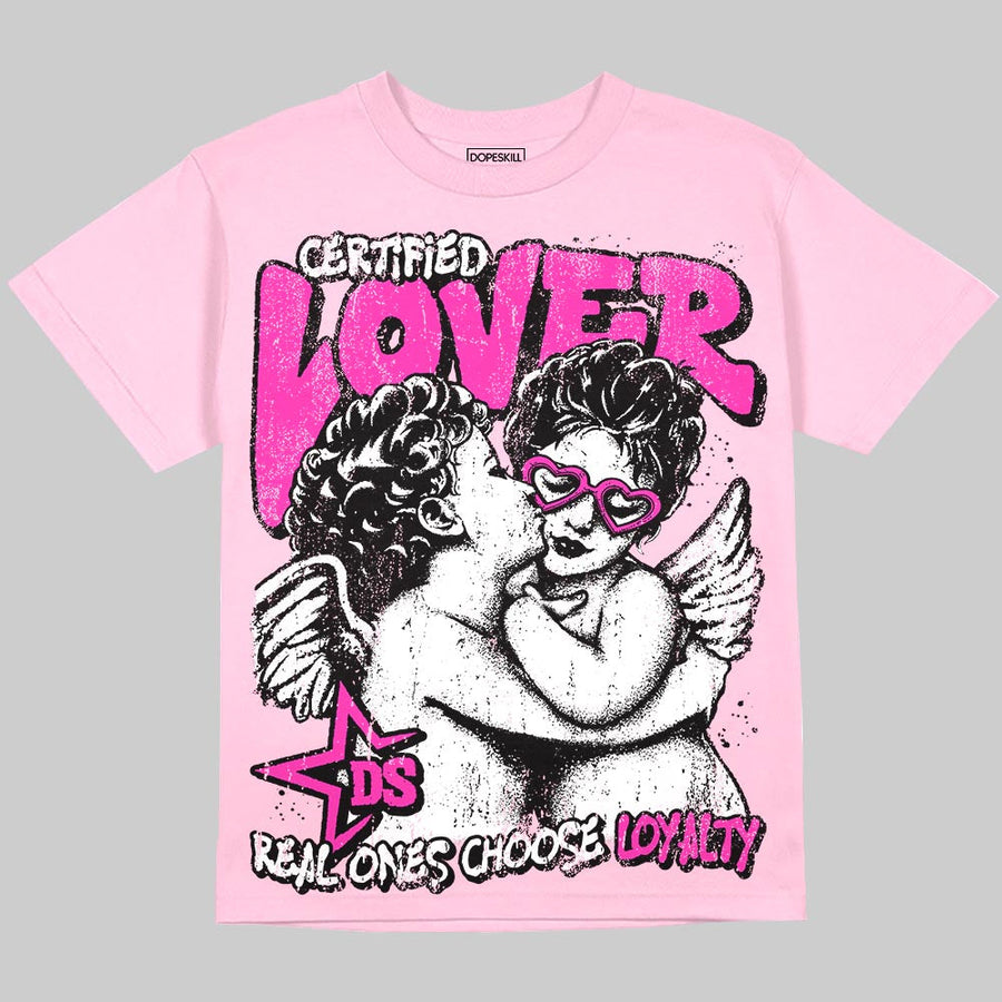 Triple Pink Dunk DopeSkill Oversize Print T-Shirt Real Ones Choose Loyalty Graphic
