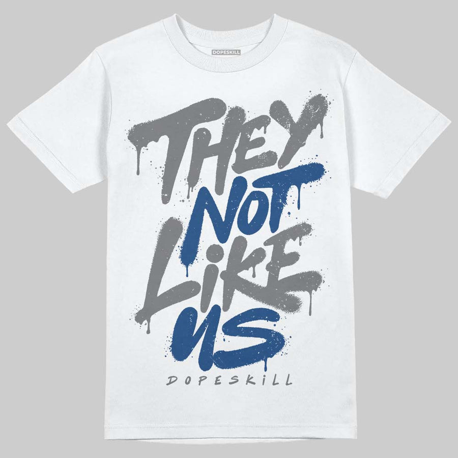 Flint Grey 9s DopeSkill T-Shirt They Not Like Us Graphic