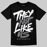 Flint Grey 9s DopeSkill T-Shirt They Not Like Us Graphic