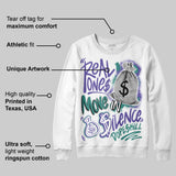Grape 5s DopeSkill Sweatshirt Real Ones Move In Silence Graphic