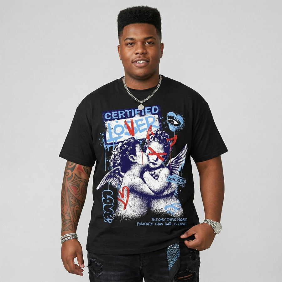 University Blue 6s DopeSkill T-Shirt Certified Lover Graphic