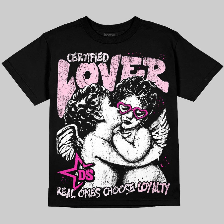 Triple Pink Dunk DopeSkill Oversize Print T-Shirt Real Ones Choose Loyalty Graphic