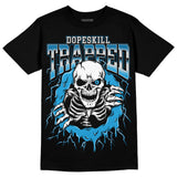 Military Blue 4s DopeSkill T-Shirt Trapped Halloween Graphic
