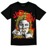 Black Tour Yellow AJ 4 Thunder DopeSkill T-Shirt Hold My Own Graphic