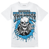 Military Blue 4s DopeSkill T-Shirt Trapped Halloween Graphic