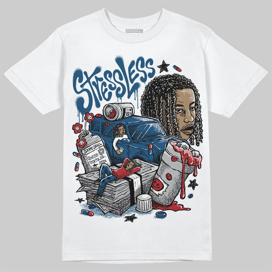 French Blue 12s DopeSkill T-Shirt Stressless Graphic