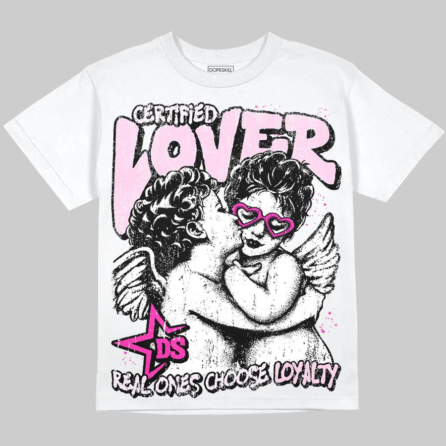 Triple Pink Dunk DopeSkill Oversize Print T-Shirt Real Ones Choose Loyalty Graphic