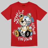 Brick By Brick 4s DopeSkill T-Shirt Smile Through The Pain Graphic