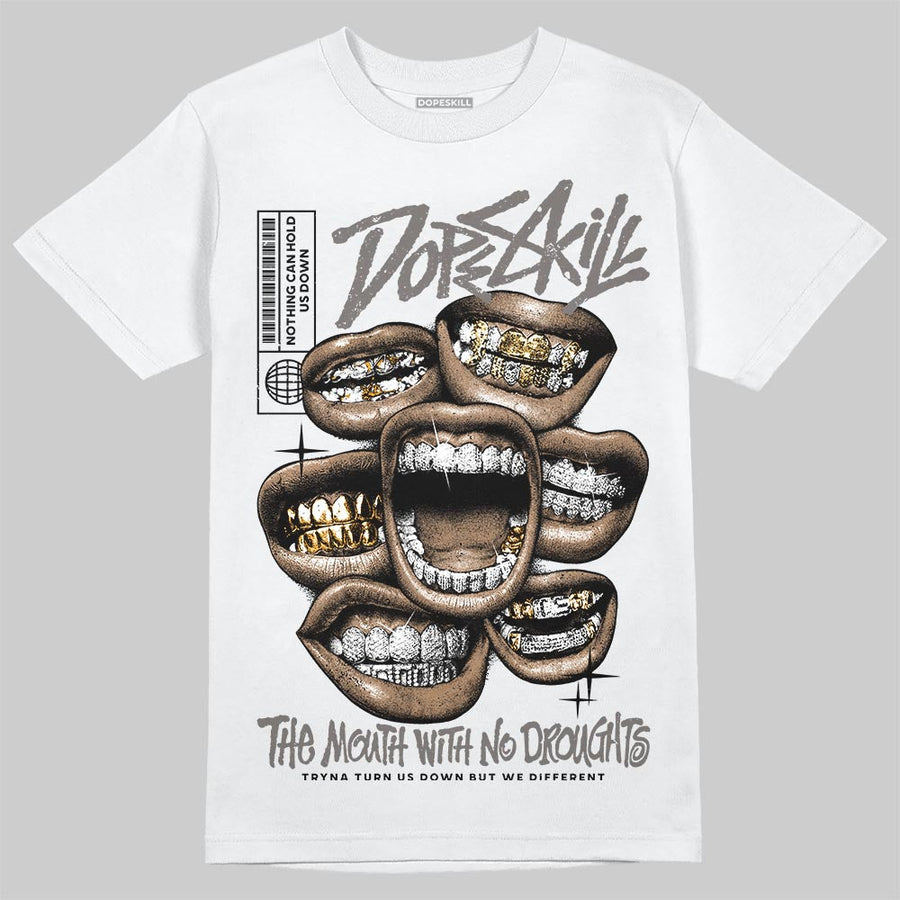 Cave Stone 4s DopeSkill T-Shirt The Mouth With No Droughts Graphic