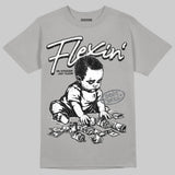 Wolf Grey 5s DopeSkill T-Shirt Flexin' Graphic