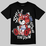 Rare Air Cinnabar 1s DopeSkill T-Shirt Smile Through The Pain Graphic