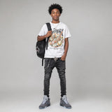 Wolf Grey 5s DopeSkill T-Shirt Whippin Graphic