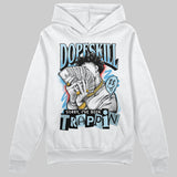 Legend Blue 11s DopeSkill Hoodie Sweatshirt Sorry I've Been Trappin Graphic