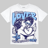 University Blue 6s DopeSkill Oversize Print T-Shirt Real Ones Choose Loyalty Graphic