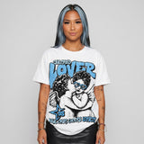 UNC 11s DopeSkill Oversize Print T-Shirt Real Ones Choose Loyalty Graphic