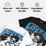 UNC 11s DopeSkill Oversize Print T-Shirt Real Ones Choose Loyalty Graphic