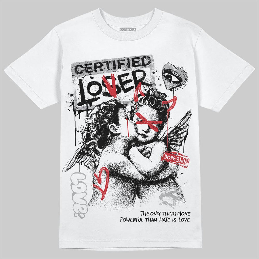 White Cement 4s DopeSkill T-Shirt Certified Lover Graphic