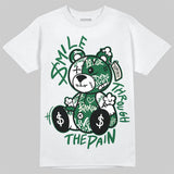Pine Green 13s DopeSkill T-Shirt Smile Through The Pain Graphic