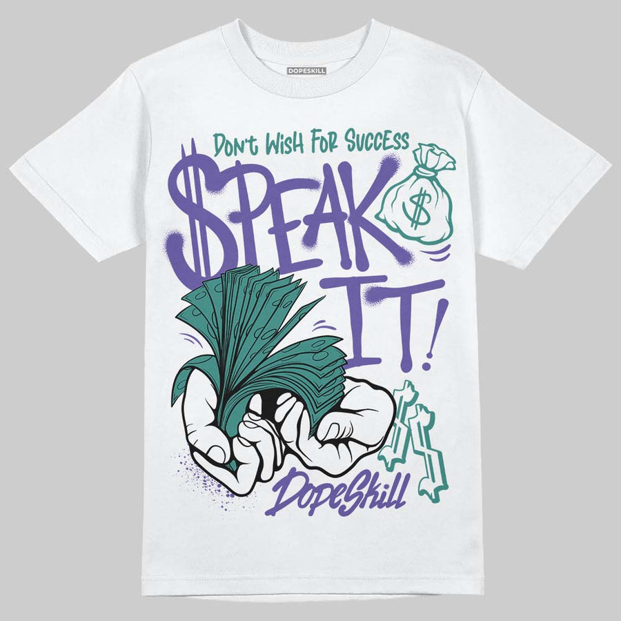Grape 5s DopeSkill T-Shirt Speak It Graphic