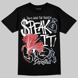 Black Metallic Reimagined 5s DopeSkill T-Shirt Speak It Graphic
