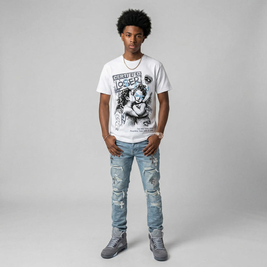 Wolf Grey 5s DopeSkill T-Shirt Certified Lover Graphic