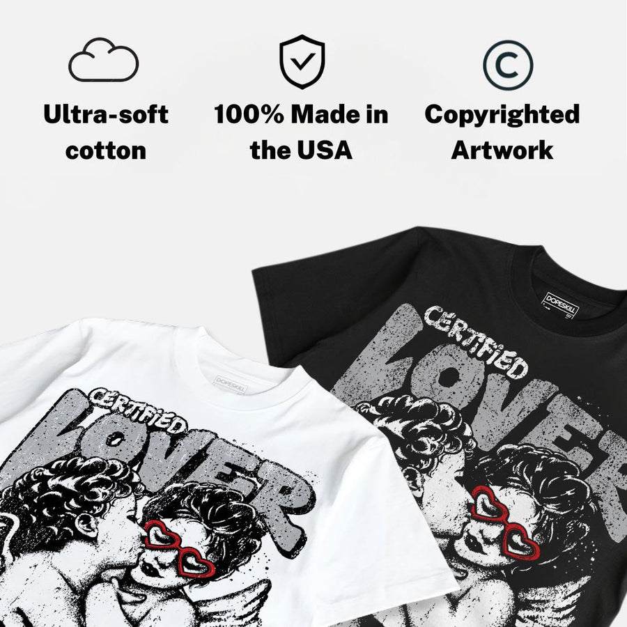 White Cement 4s DopeSkill Oversize Print T-Shirt Real Ones Choose Loyalty Graphic
