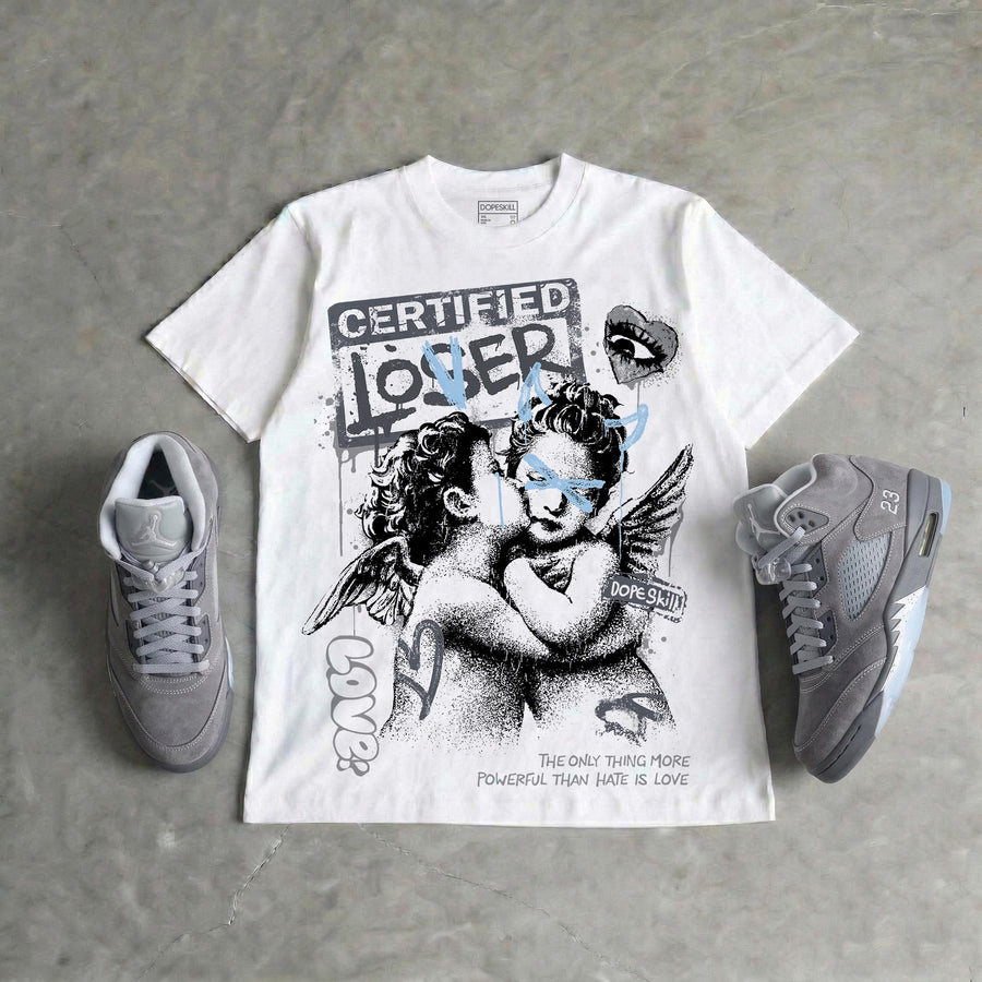 Wolf Grey 5s DopeSkill T-Shirt Certified Lover Graphic