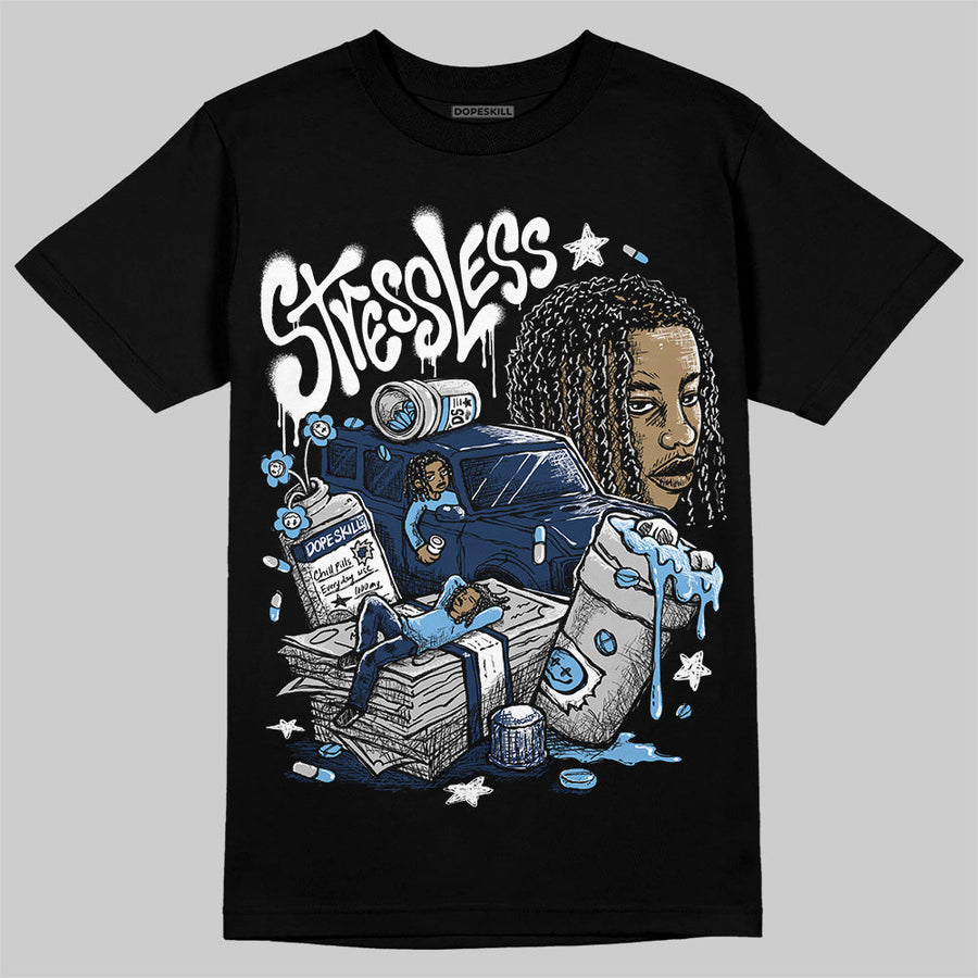 Summit White Navy 4s DopeSkill T-Shirt Stressless Graphic
