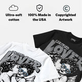 Wolf Grey 5s DopeSkill Oversize Print T-Shirt Real Ones Choose Loyalty Graphic